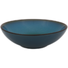 SALADIER ROND EN PORCELAINE TURQUOISE DIAM 18cm ELIN