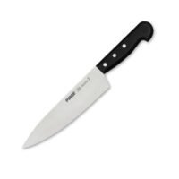 COUTEAU DE CUISINE 21CM MANCHE NOIR PIRGE