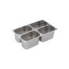 Bac gastro gn1/4 en inox