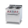 Cuisinière 4 plaques rondes sur four Electrique série 900