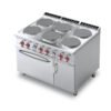 Cuisinière 6 plaques rondes sur four Electrique Série 900