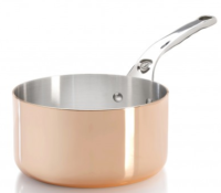 CASSEROLE (en cuivre inox) EPAISSEUR 2mm QUEUE FONTE INOX