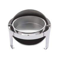 Chafing dish rond avec couvercle
