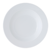 Assiette creuse en porcelaine blanc 26 cm de diamètre