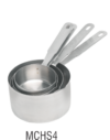 ENSEMBLE 4 CUILLERE A MESURE EN INOX KING METAL