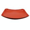 Sushi Plate,Melamine,Black & Red,Square,