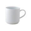Mug en porcelaine blanche