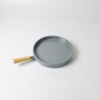 POELE RONDE EN MELAMINE GRIS DIM 36*24*59.8