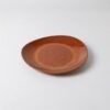 PLAT ROND EN MELAMINE ROUGE DIM 245*225*20mm