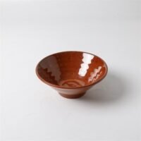 BOL ROND EN MELAMINE ROUGE DIM 162*162*65mm