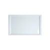 Plat rectangulaire en porcelaine blanche 36×22 cm