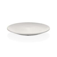 Plateau rond avec effet de pluie en milamine blanc model mina diamètre 40 cm