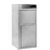 Poubelle en inox 240 L