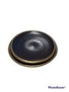 ASSIETTE RONDE PLATE EN PORCELAINE NOIRE DIAM 28CM DUBAI