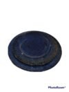 ASSIETTE RONDE PLATE EN PORCELAINE BLEU DIAM 30CM DUBAI