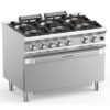 CUISINIERE 6 FEUX AVEC FOUR A GAZ DIM INTEXRS MARQUE MBM