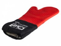 GANT EN SILICONE ROUGE + TISSUS NOIR HAPPYFLEX