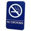 PLAQUE SIGNALÉTIQUE NO SMOKING EN PLASTIQUE
