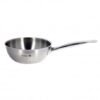 SAUTEUSE BOMBEE PROFESSIONNELLE EN INOX+COUVERCLE PRIM APPETY  Ø28CM DEBUYER