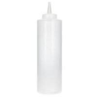 Flacon souple en plastique 8 OZ transparent