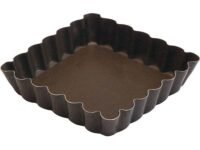 MOULE A TARTELETTE CARRE A FOND AMOVIBLE