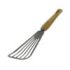 SPATULE GRAPPIN EN INOX PATINE MANCHE EN BOIS DEBUYER